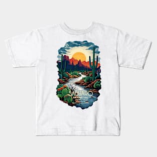 Saguaro national park 8210 Kids T-Shirt